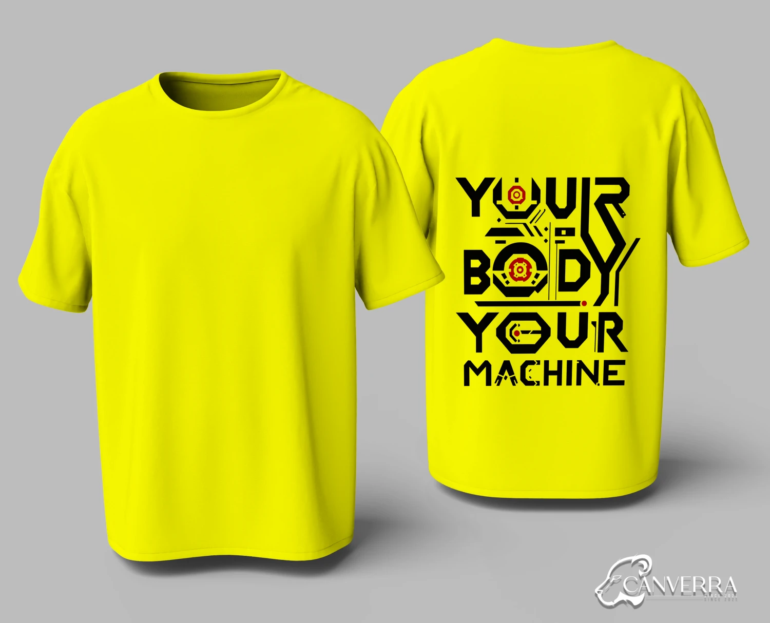 "Your Body Your Machine" Motivational Fitness T-shirt