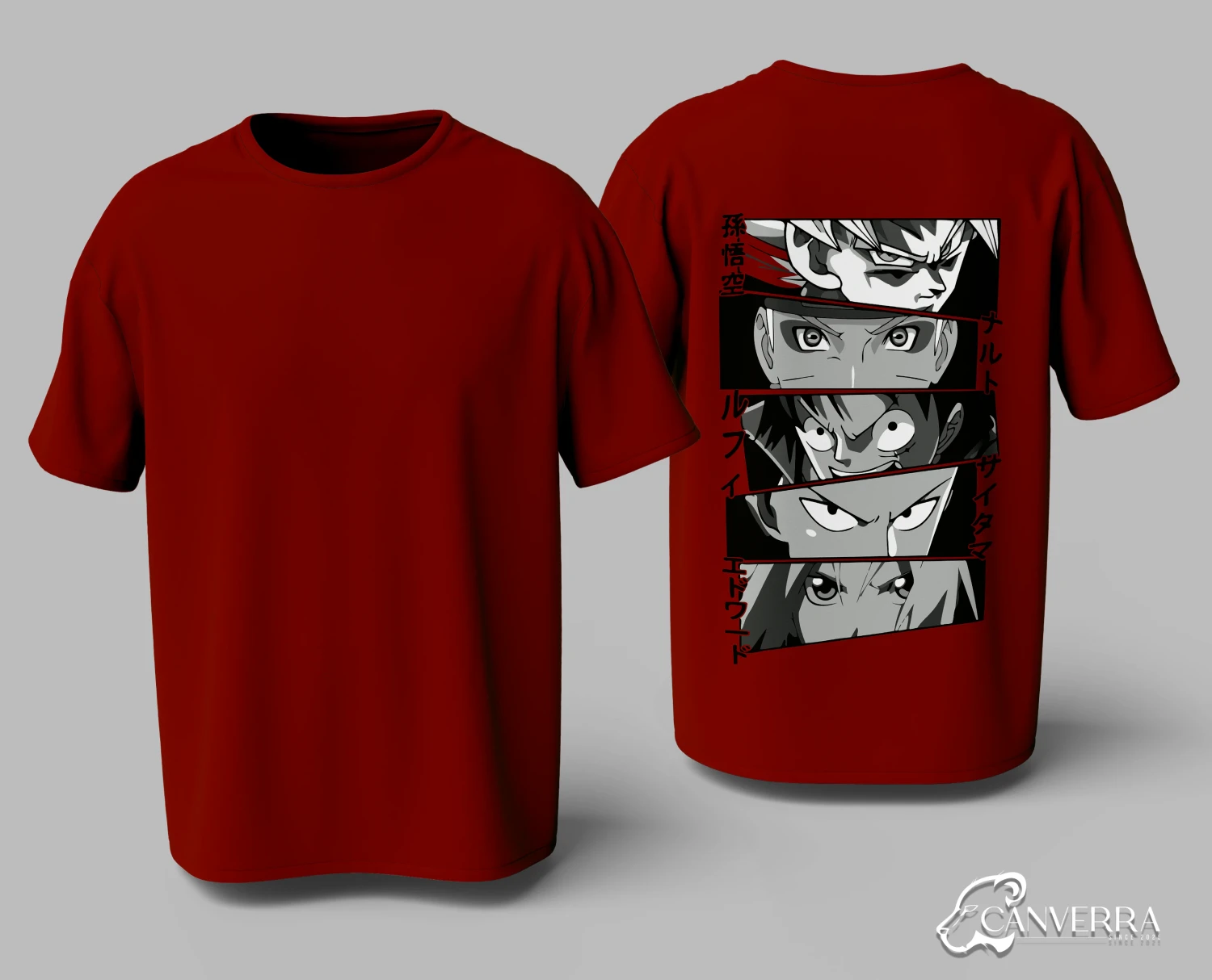 Iconic Anime Eyes Black & White Graphic Tee