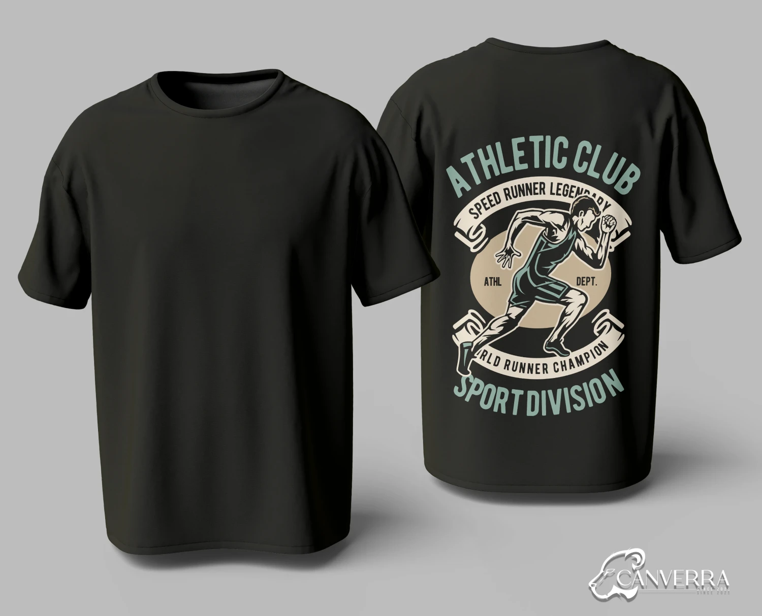 Vintage Athletic Club Runner T-shirt
