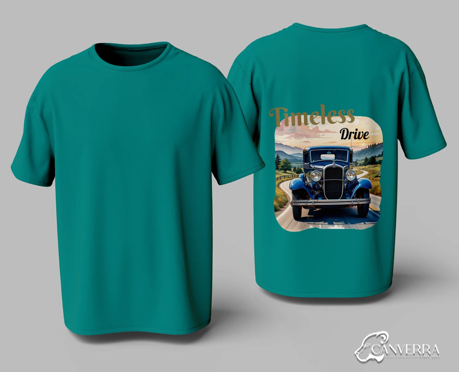 "Timeless Drive" Classic Car Vintage T-shirt