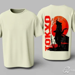 Tokyo Samurai Silhouette T-shirt