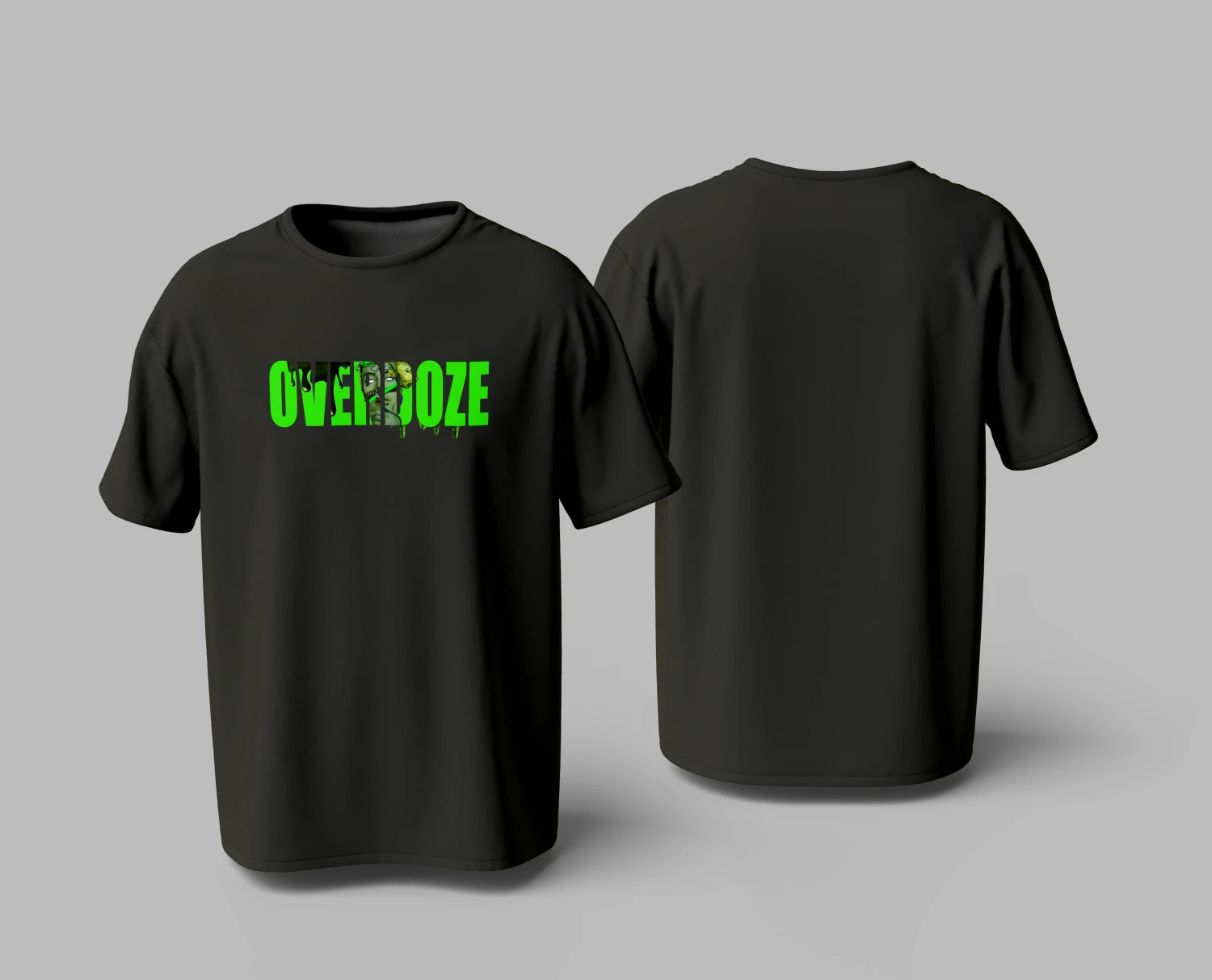 "Overdoze" Slime Graphic Streetwear T-shirt | 240GSM Cotton