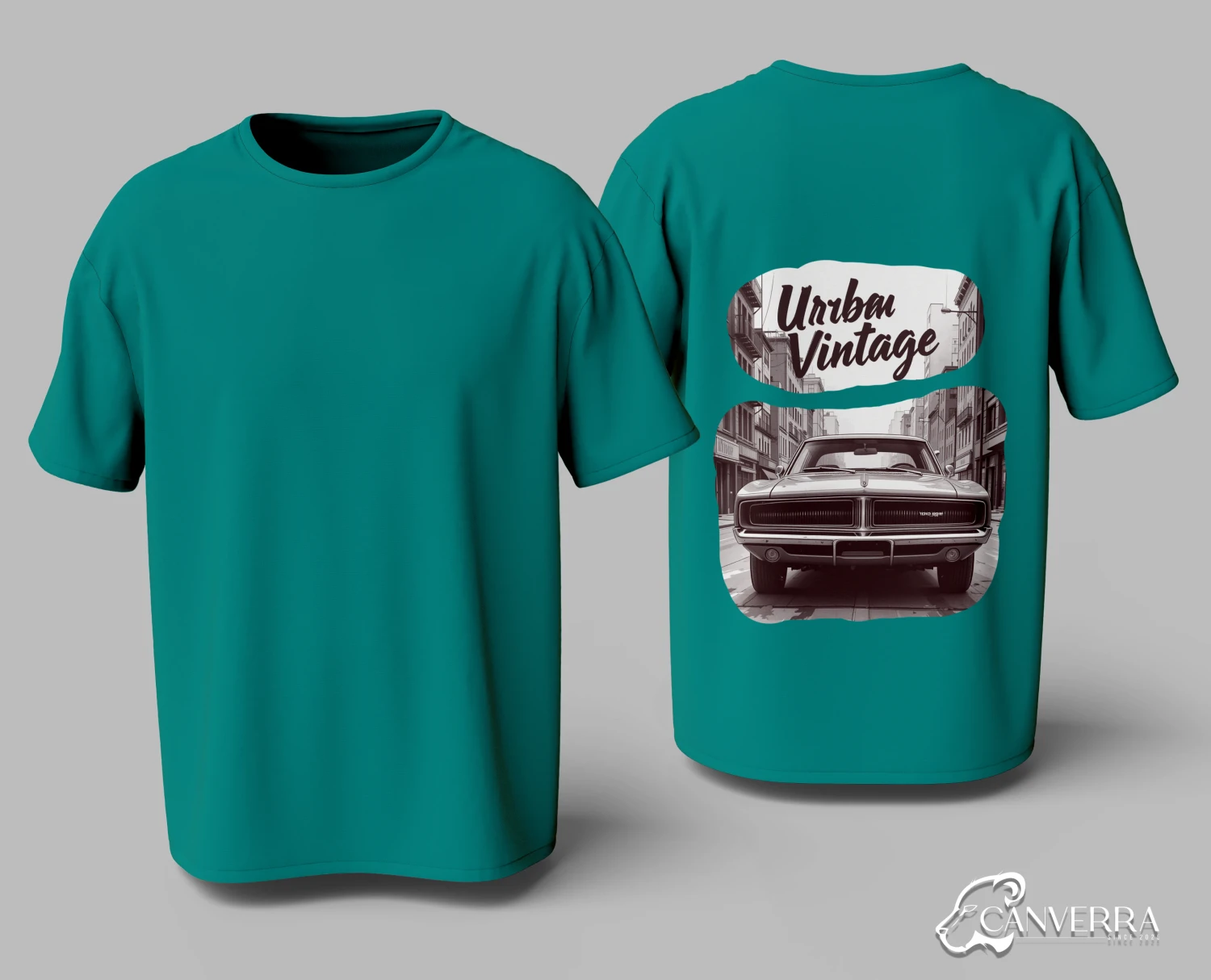 Urban Vintage Classic Muscle Car T-shirt