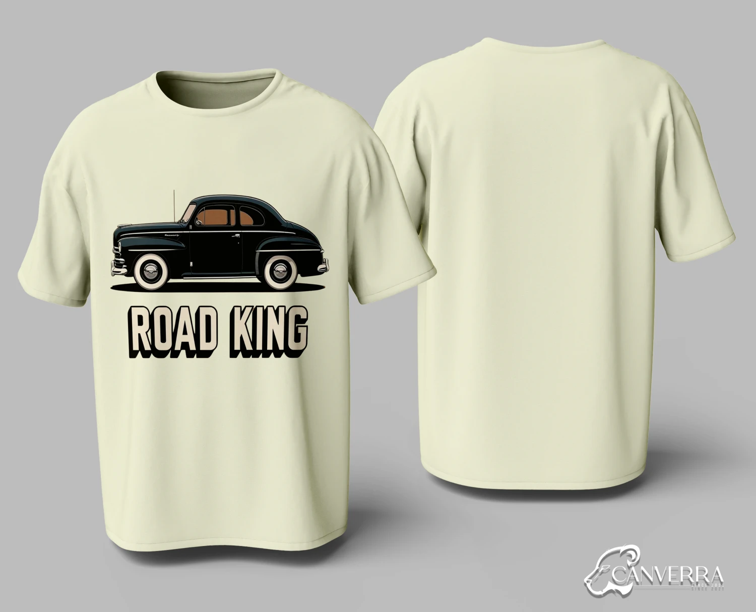 "Road King" Vintage Classic Car T-shirt