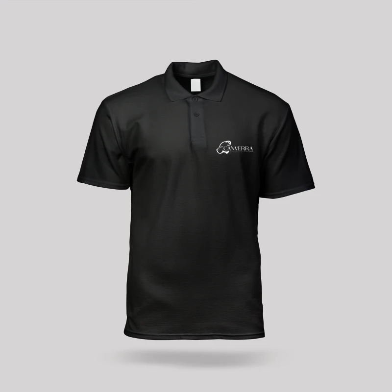 White Premium Combed Cotton Polo T-Shirt
