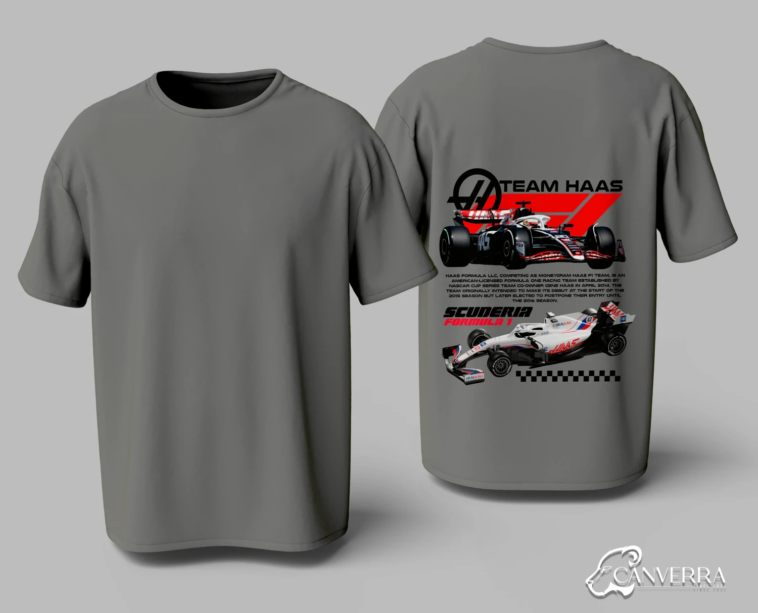 Team Haas F1 Racing T-Shirt | Motorsport Graphic Tee