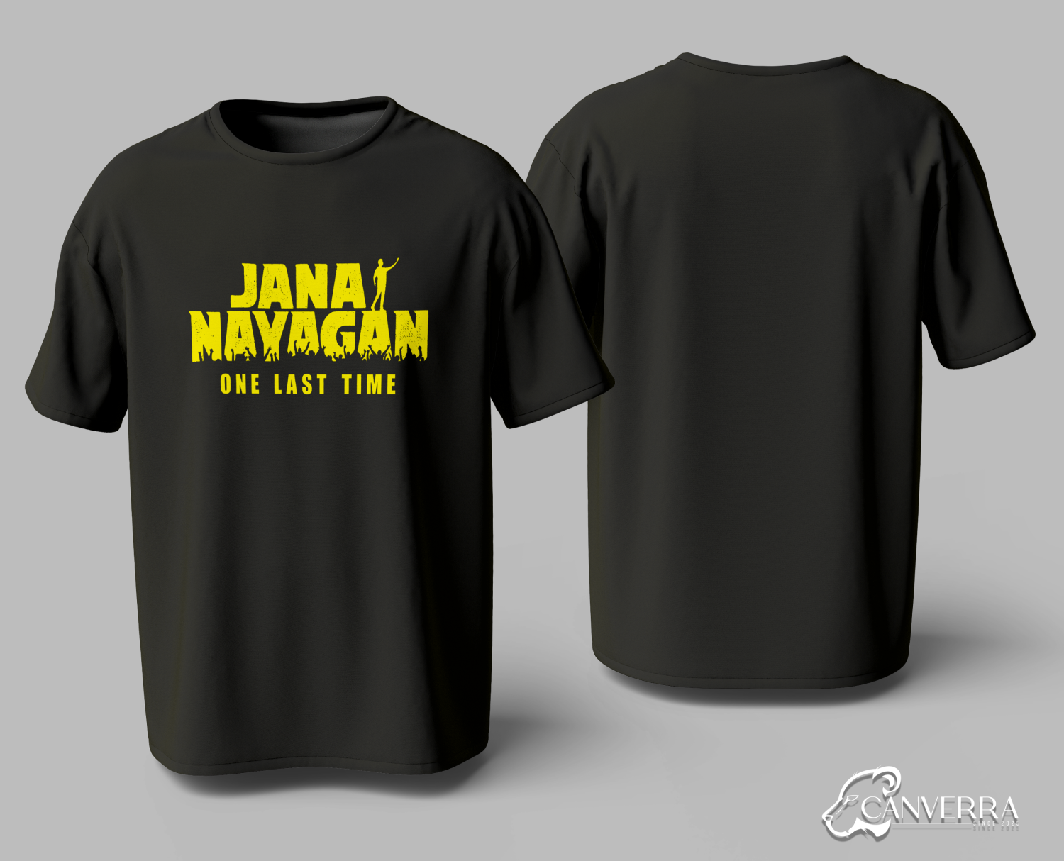 Jana Nayagan One Last Time Graphic Printed T-Shirt