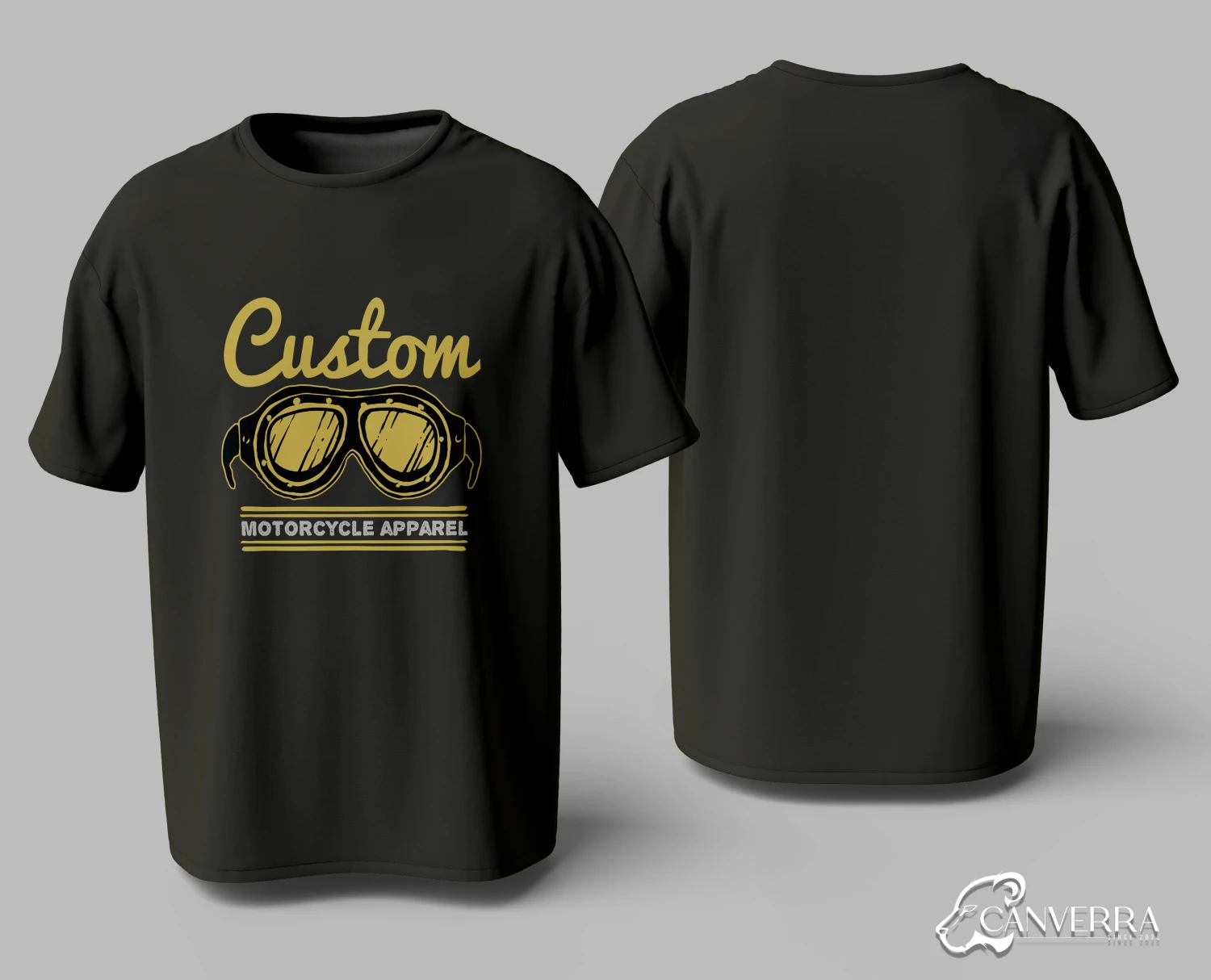 Vintage Custom Motorcycle Goggles T-shirt