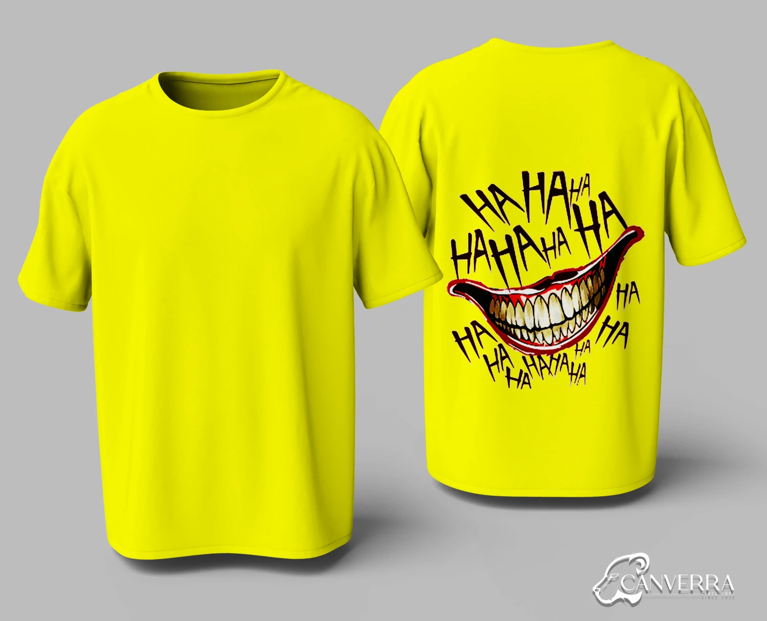 Villain Smile 'Ha Ha' Back Print T-shirt