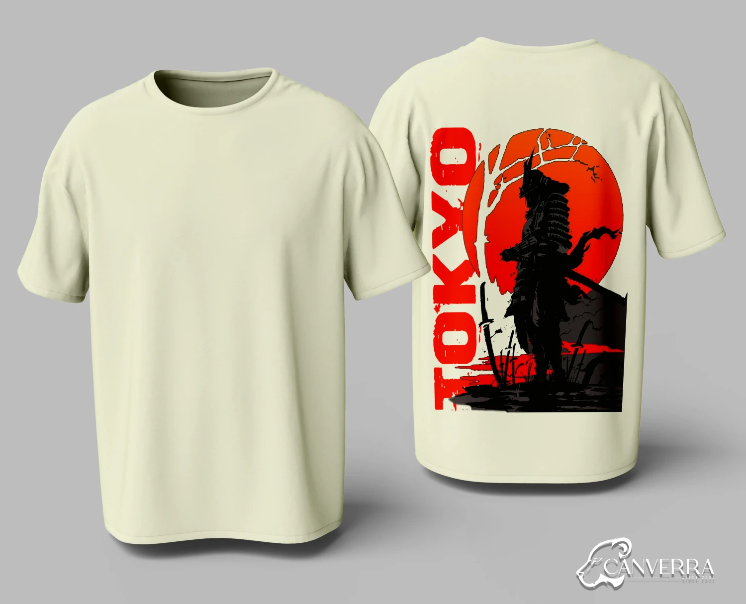 Tokyo Samurai Silhouette T-shirt